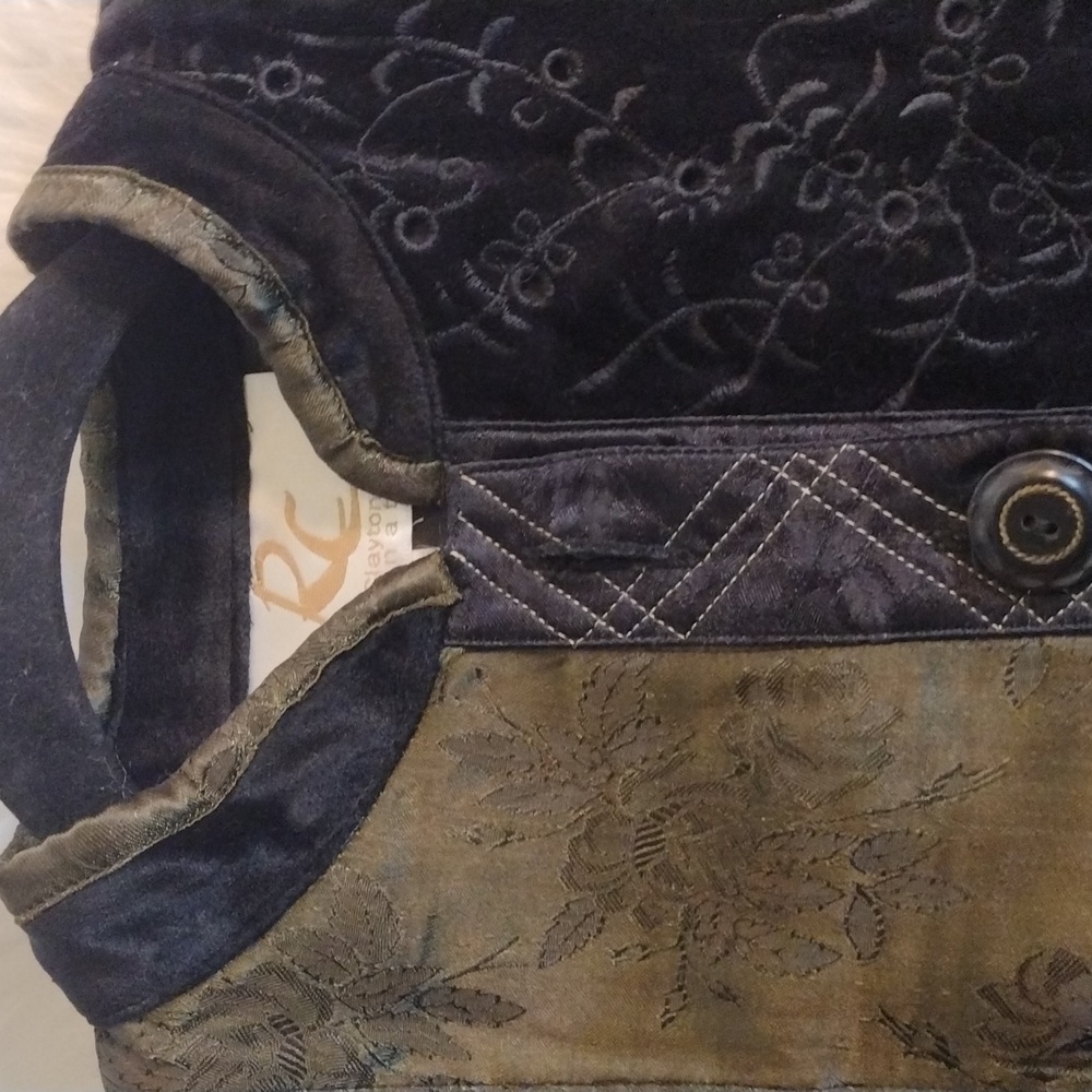 Robin Clayton Designs Int. Vintage patchwork jacket sz S-M - Picture 3 of 16